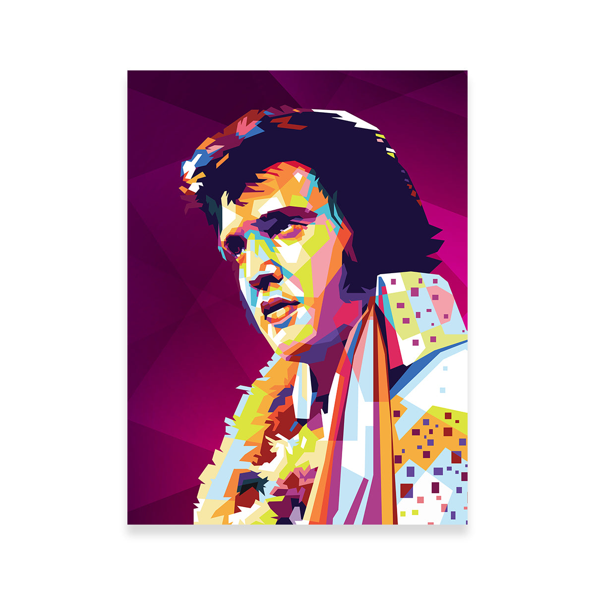 Elvis Colors Wall Art