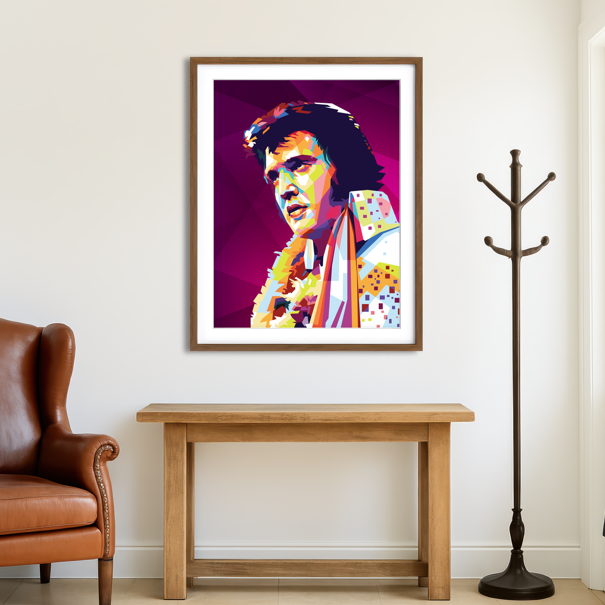 AUTO-MOCKUP ROOM | Elvis Colors Wall Art