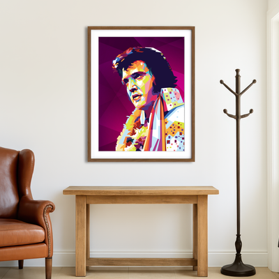 AUTO-MOCKUP ROOM | Elvis Colors Wall Art