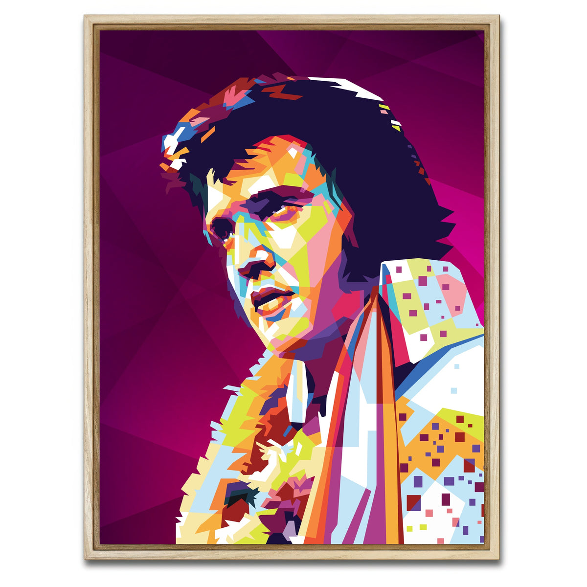 AUTO-MOCKUP WHITE | Elvis Colors | 1 Piece | Natural Framed Canvas | group=3x4