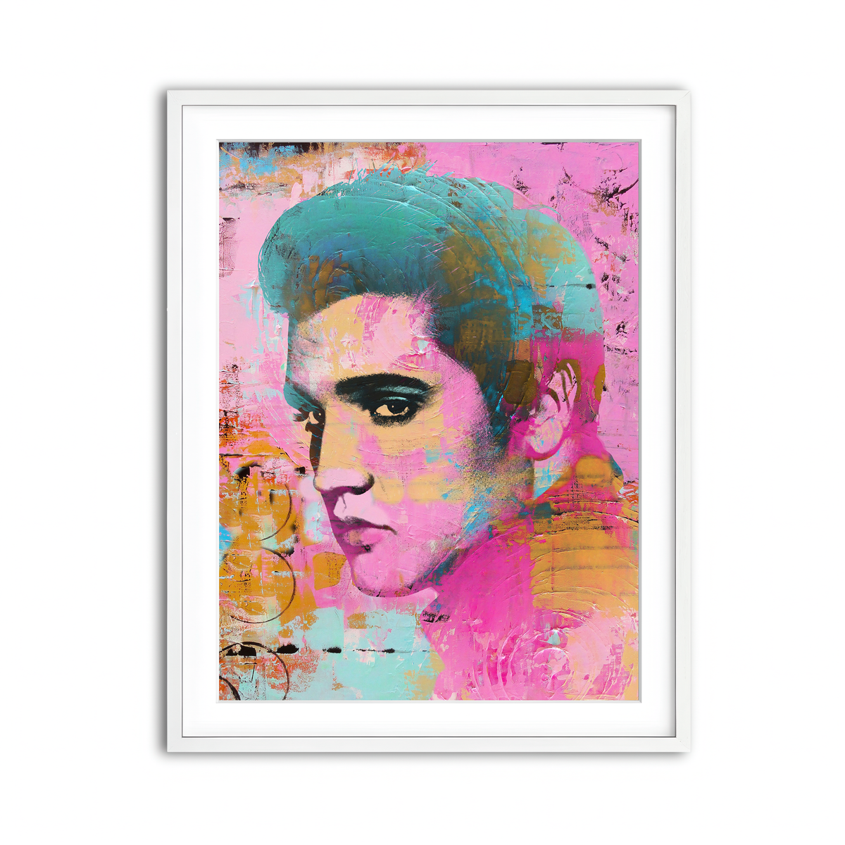 Framed Print 3x4 White