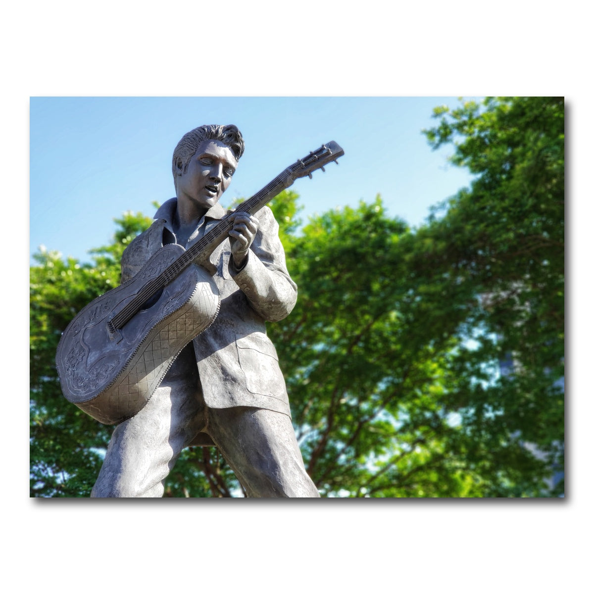 AUTO-MOCKUP WHITE | Elvis Presley Downtown Memphis | 1 Piece | Gallery Wrap Canvas | group=4x3