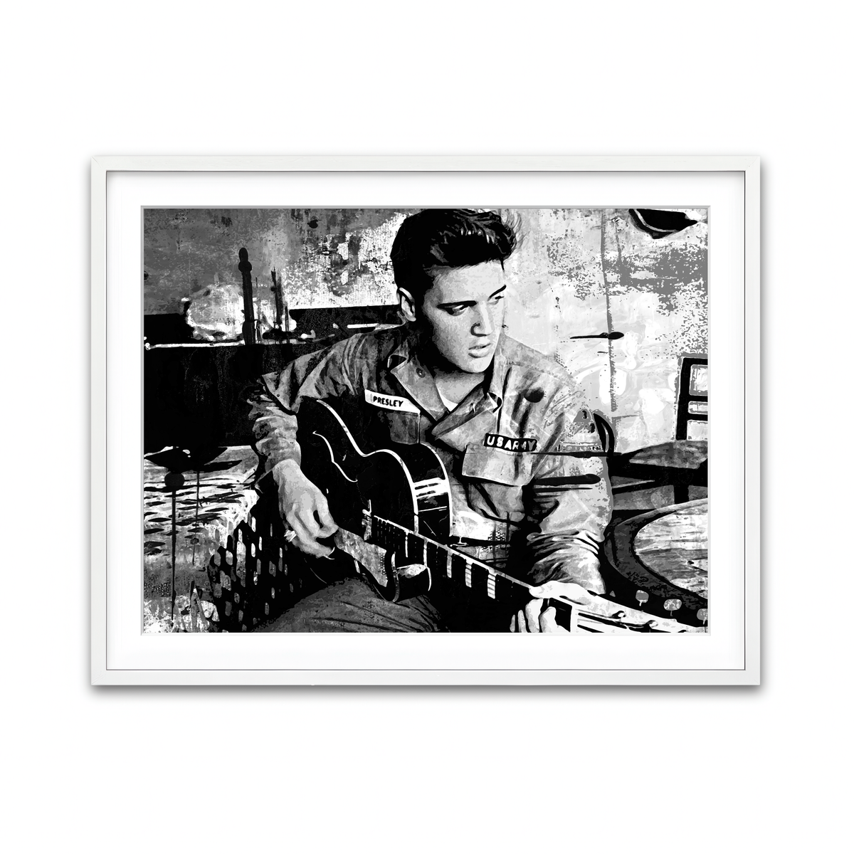 Framed Print 4x3 White