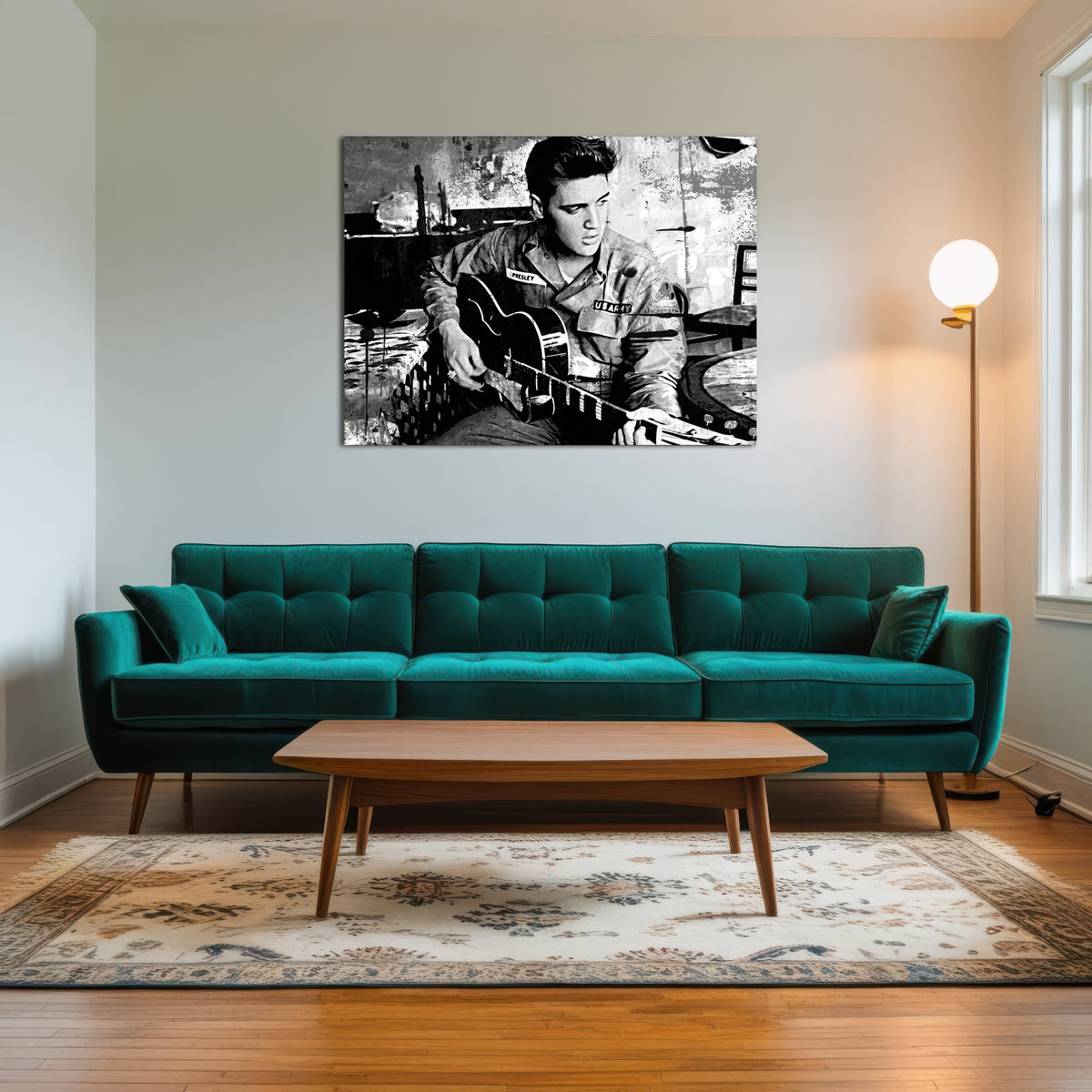 AUTO-MOCKUP ROOM | Elvis Presley Grayscale
