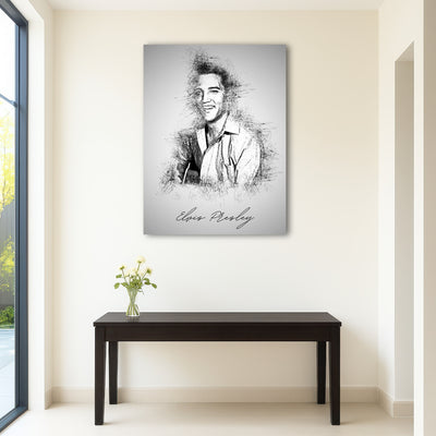 AUTO-MOCKUP ROOM | Elvis Presley Sketch