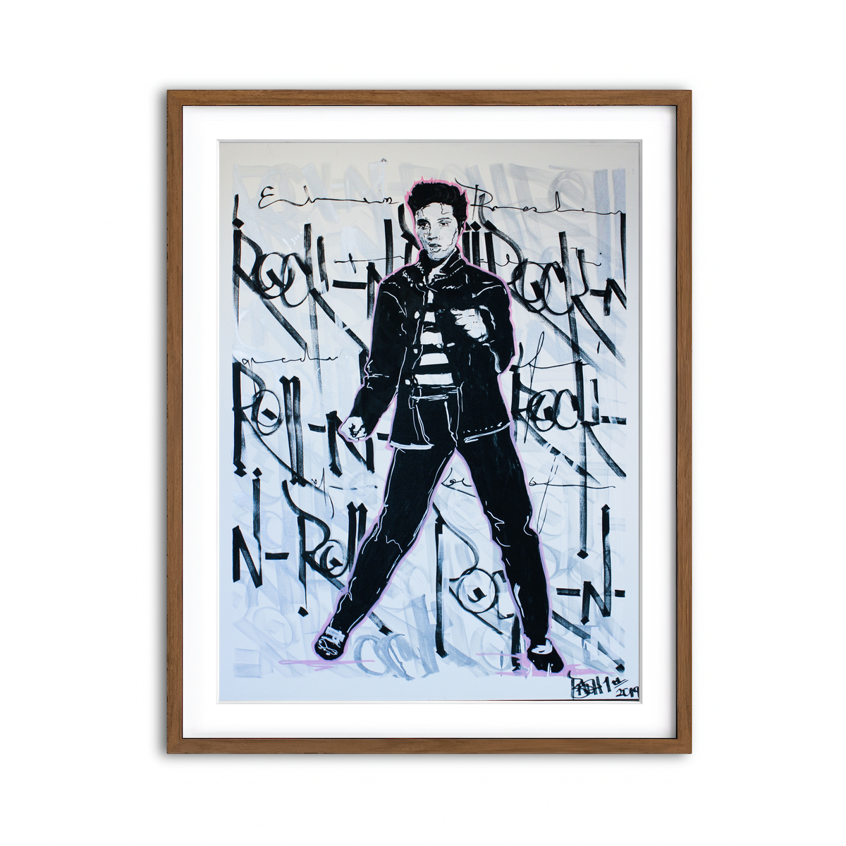 Framed Print 3x4 Walnut