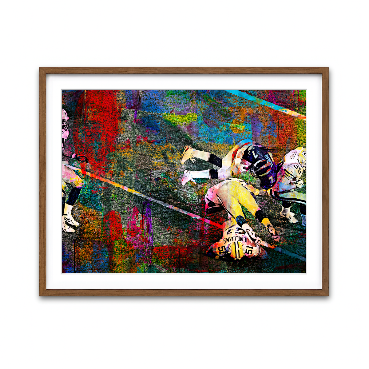 Framed Print 4x3 Walnut