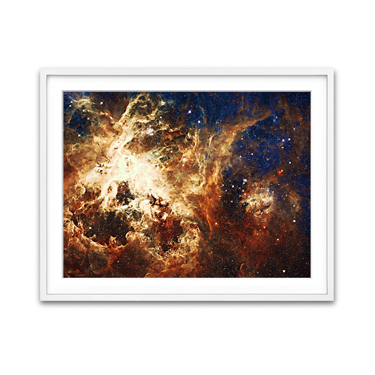 Framed Print 4x3 White