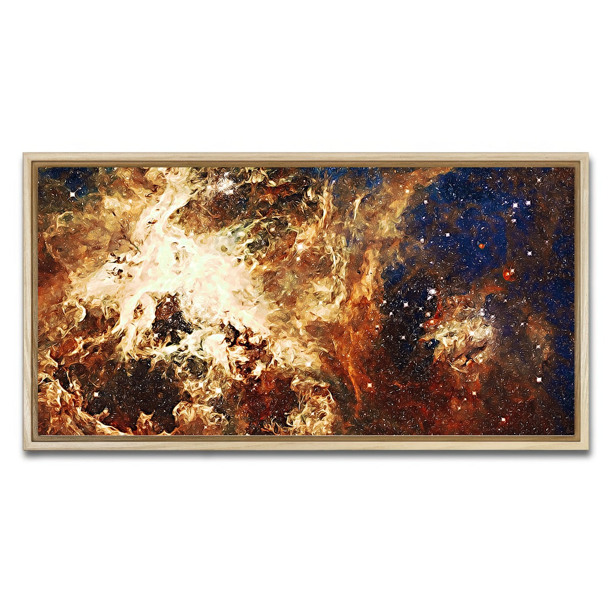 AUTO-MOCKUP WHITE | Embers of Stars | 1 Piece | Natural Framed Canvas | group=2x1