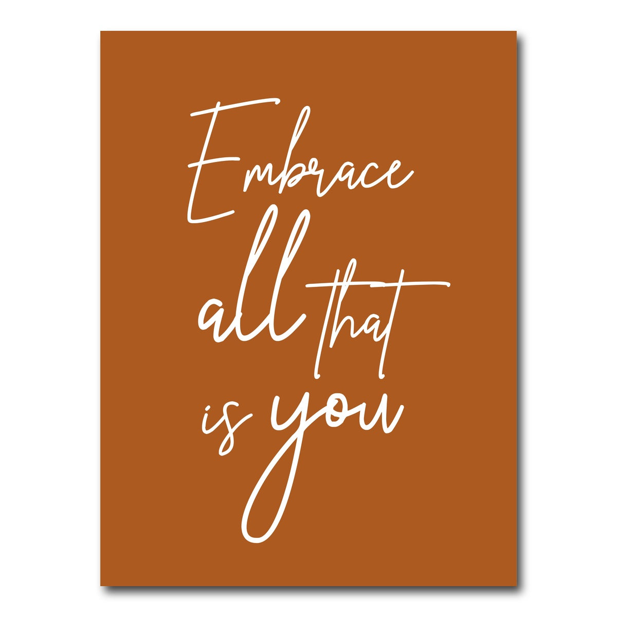 AUTO-MOCKUP WHITE | Embrace all that is you | 1 Piece | Gallery Wrap Canvas | group=3x4