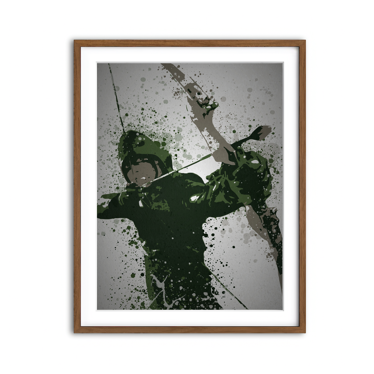 Framed Print 3x4 Walnut