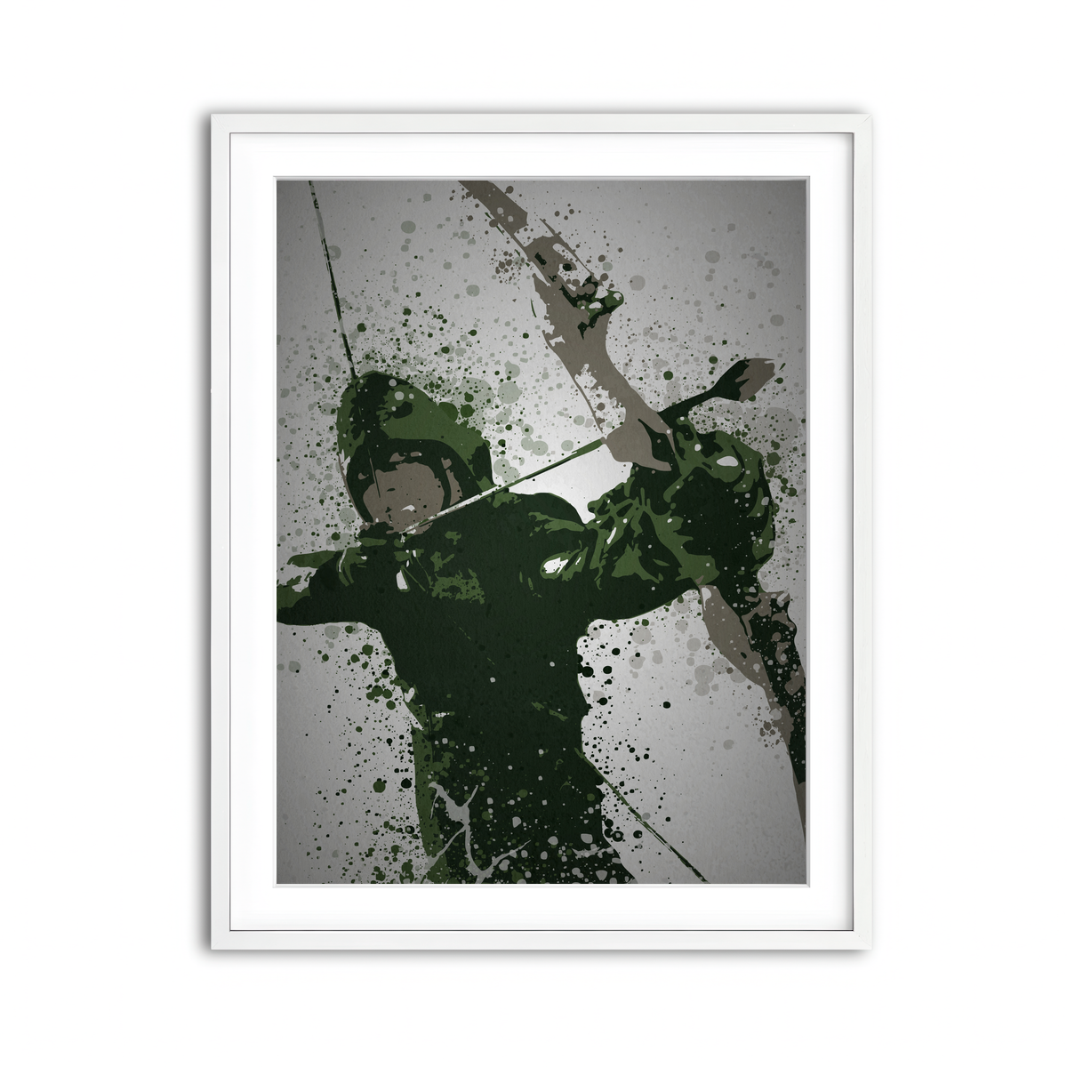 Framed Print 3x4 White