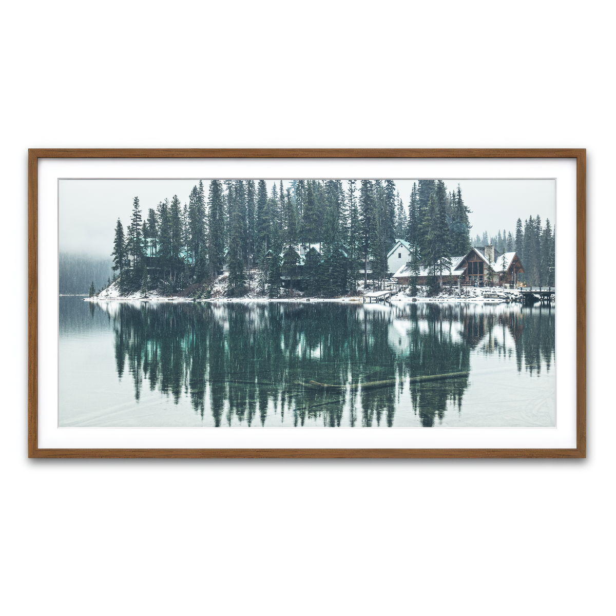 Framed Print 2x1 Walnut