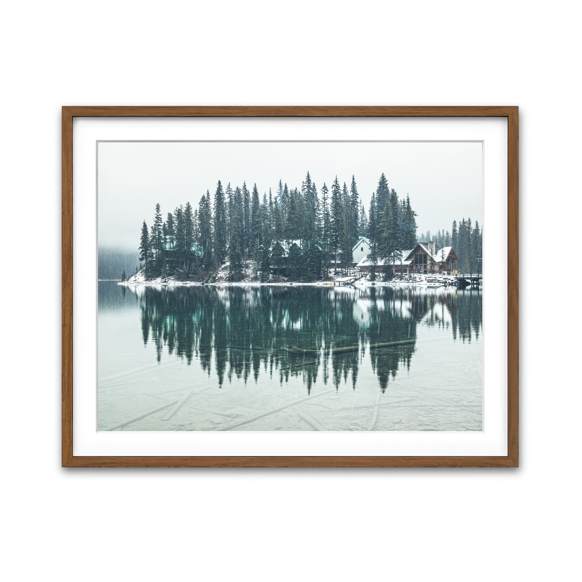 Framed Print 4x3 Walnut