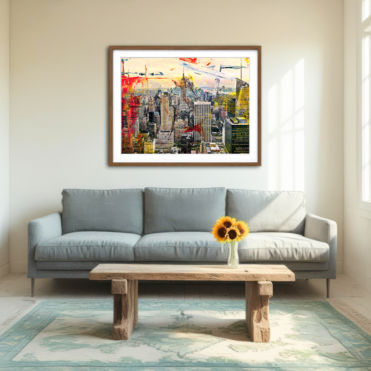 AUTO-MOCKUP ROOM | Empire State Wall Art