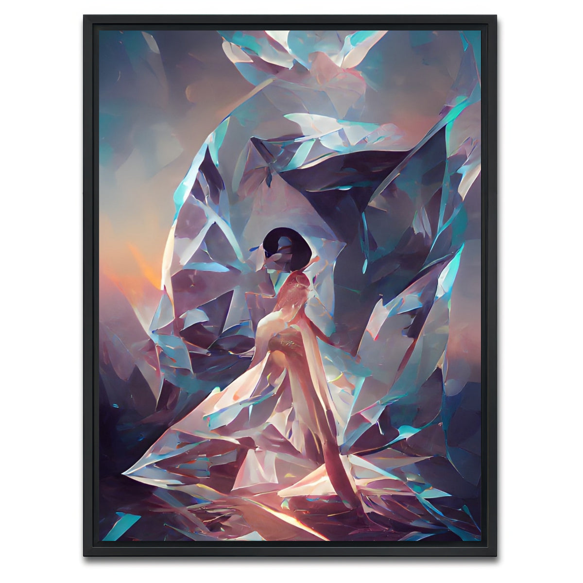 AUTO-MOCKUP WHITE | Empress | 1 Piece | Black Framed Canvas | group=3x4