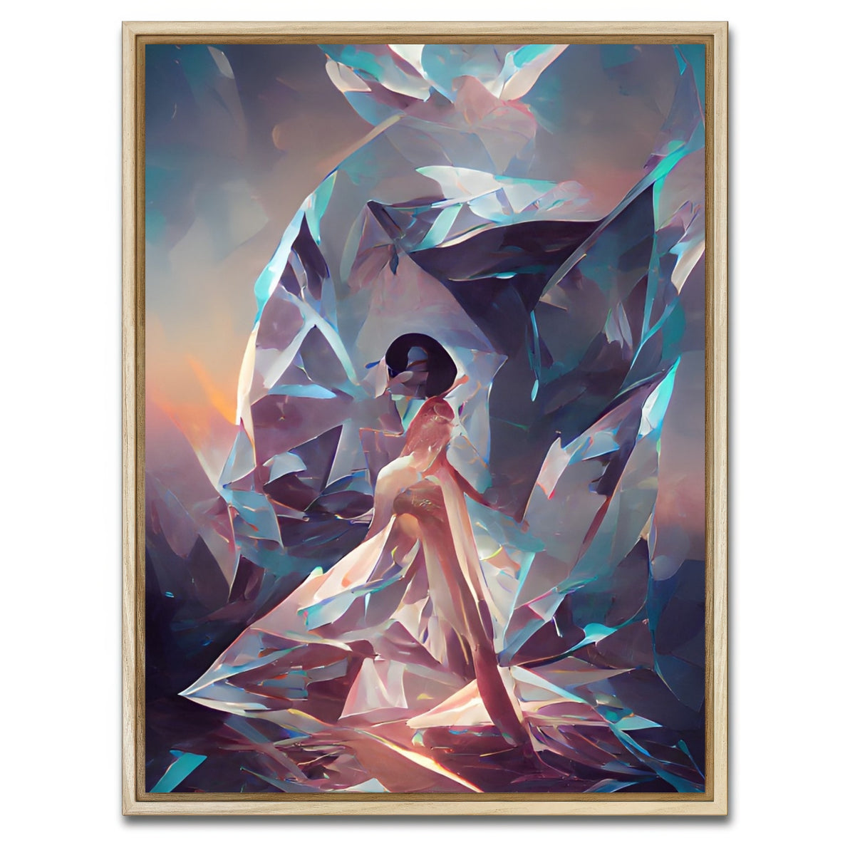 AUTO-MOCKUP WHITE | Empress | 1 Piece | Natural Framed Canvas | group=3x4