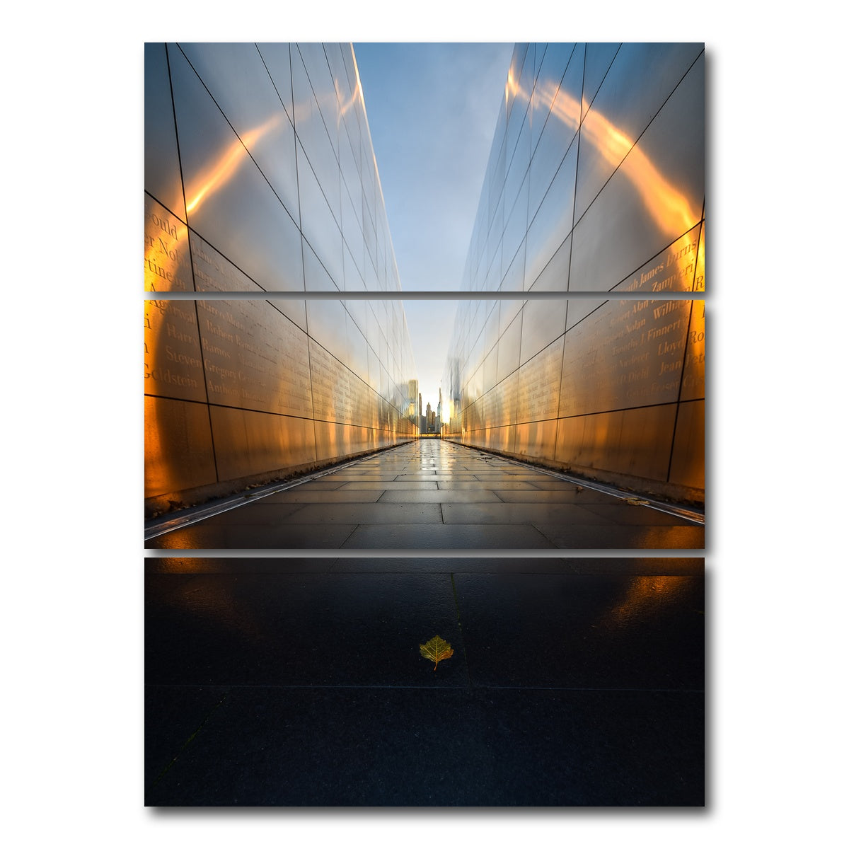 AUTO-MOCKUP WHITE | Empty Sky Memorial | 3 Piece | Gallery Wrap Canvas | group=8x18_stacked