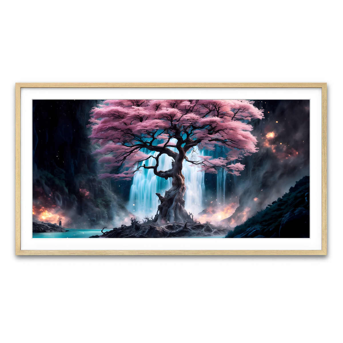 Framed Print 2x1 Natural