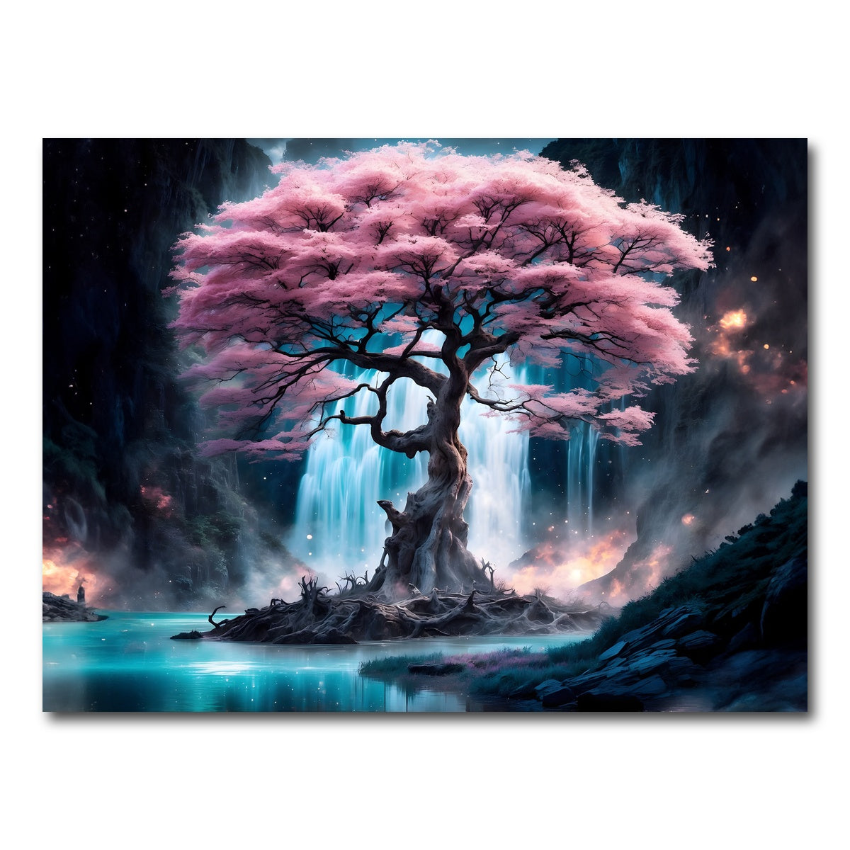 AUTO-MOCKUP WHITE | Enchanted Blossom | 1 Piece | Gallery Wrap Canvas | group=4x3