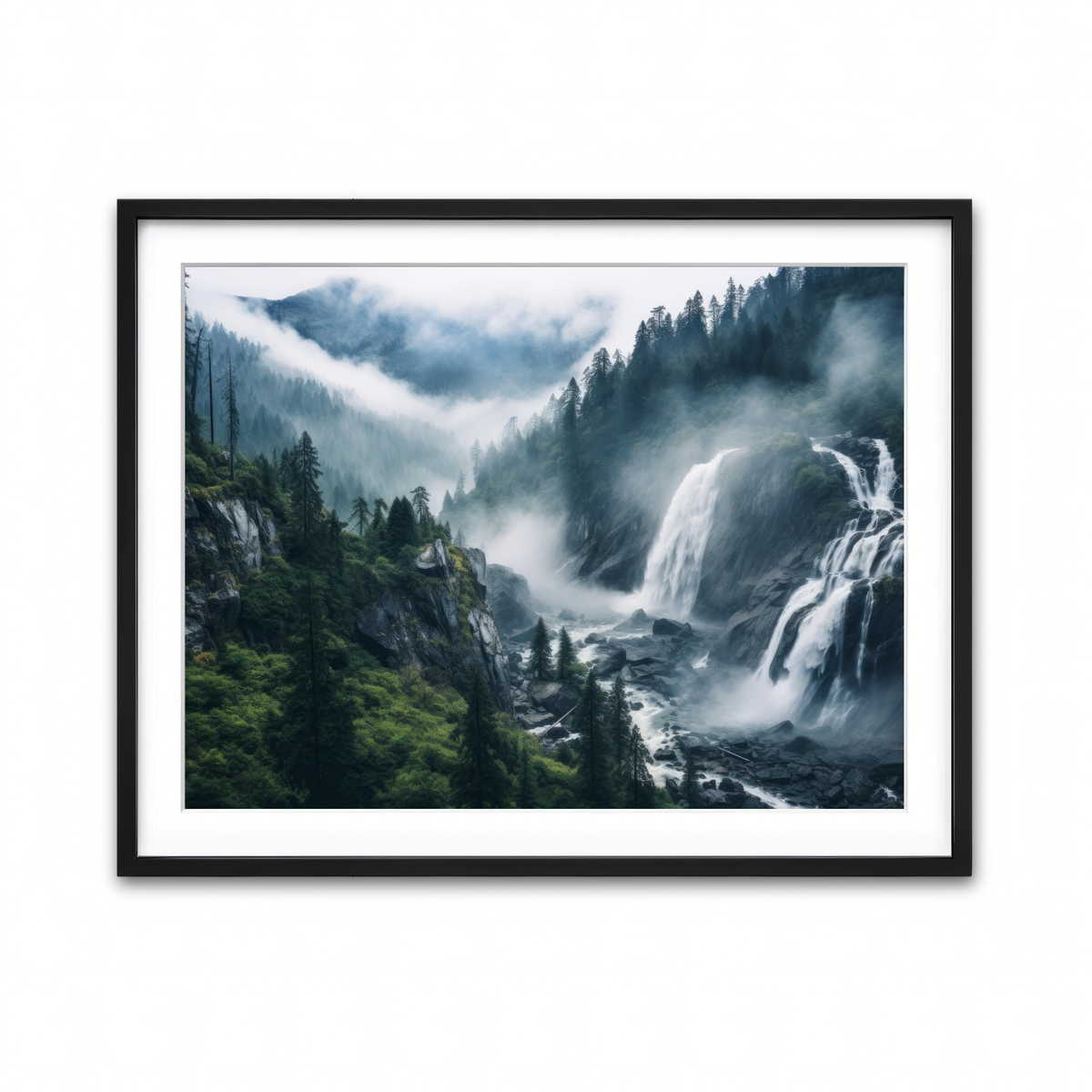 Framed Print 4x3 Black