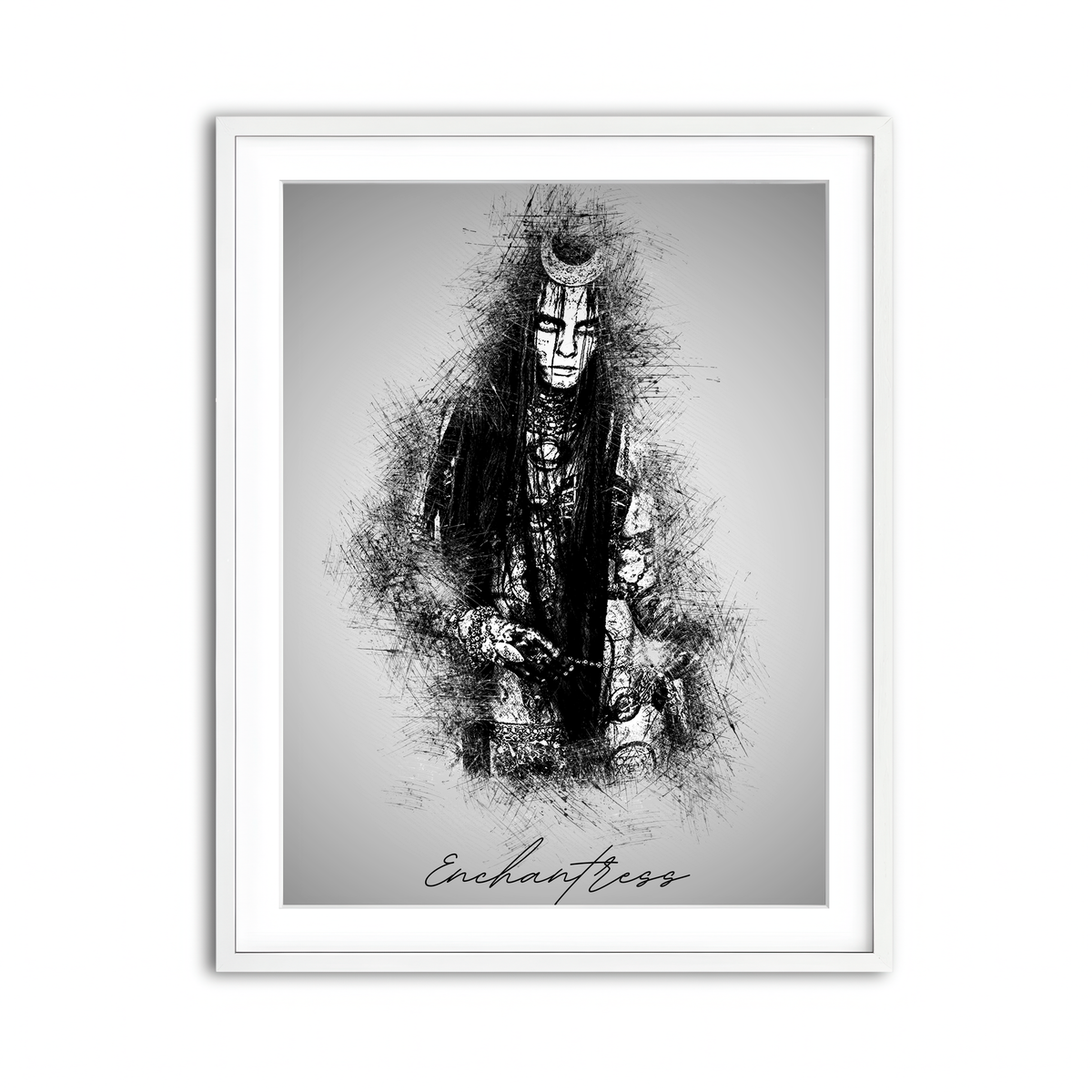 Framed Print 3x4 White