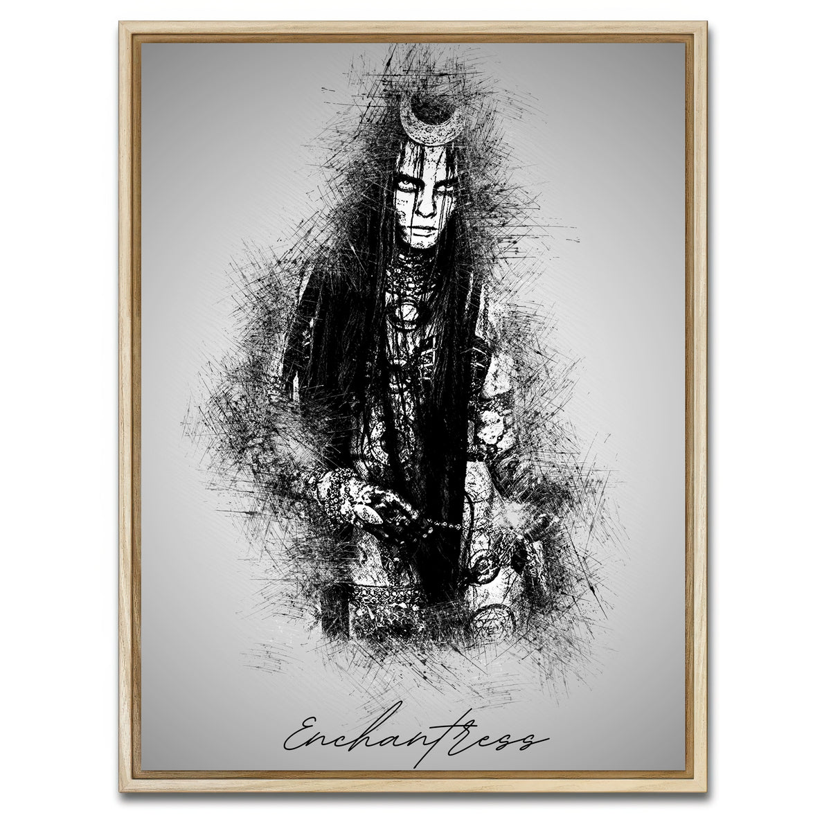 AUTO-MOCKUP WHITE | Enchantress | 1 Piece | Natural Framed Canvas | group=3x4