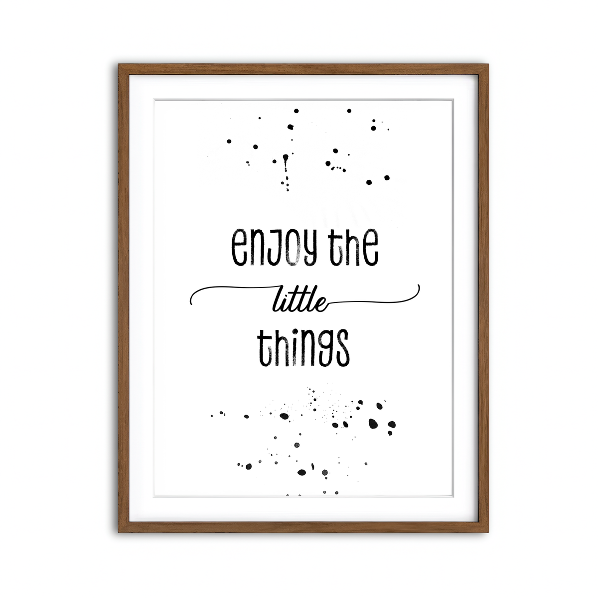 Framed Print 3x4 Walnut