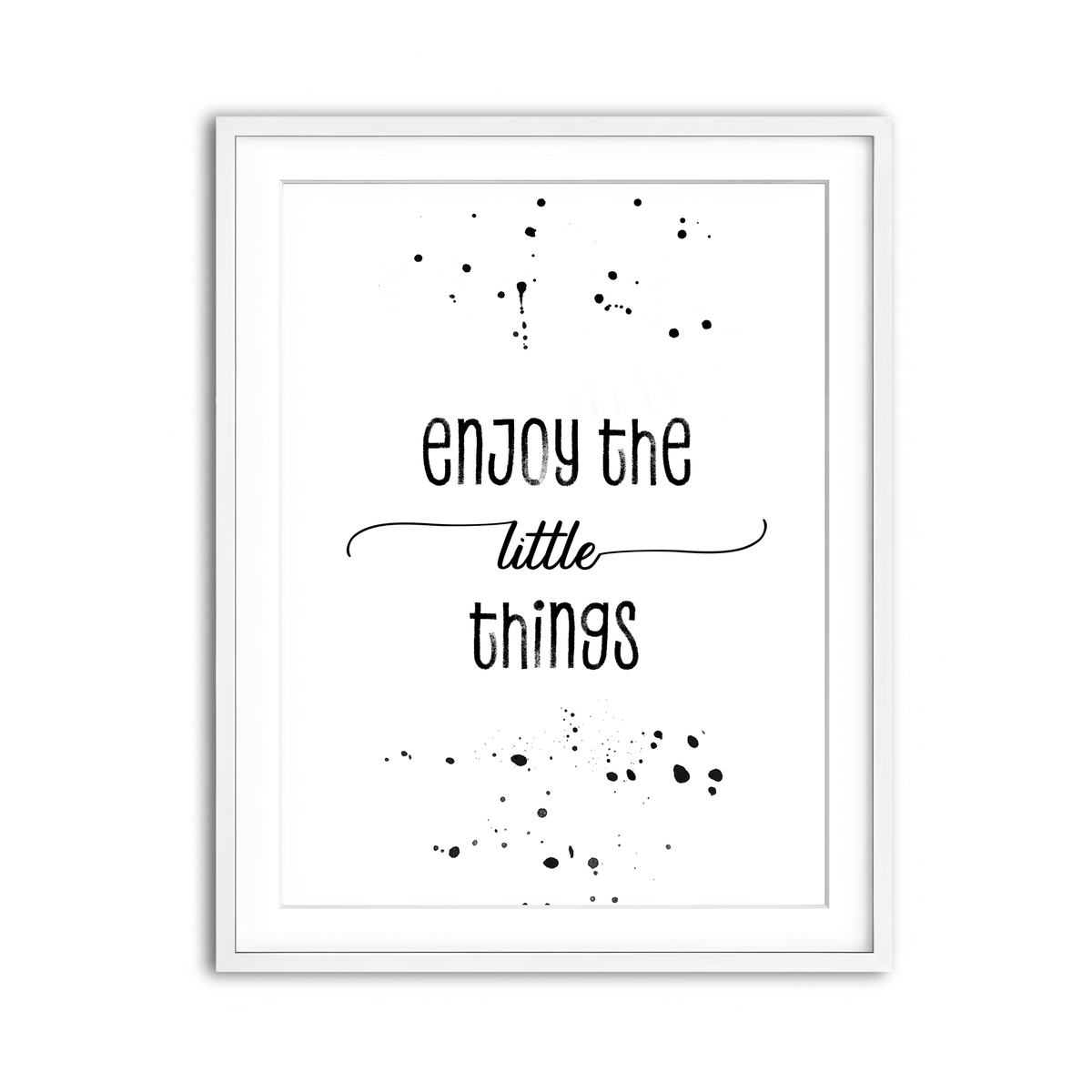 Framed Print 3x4 White