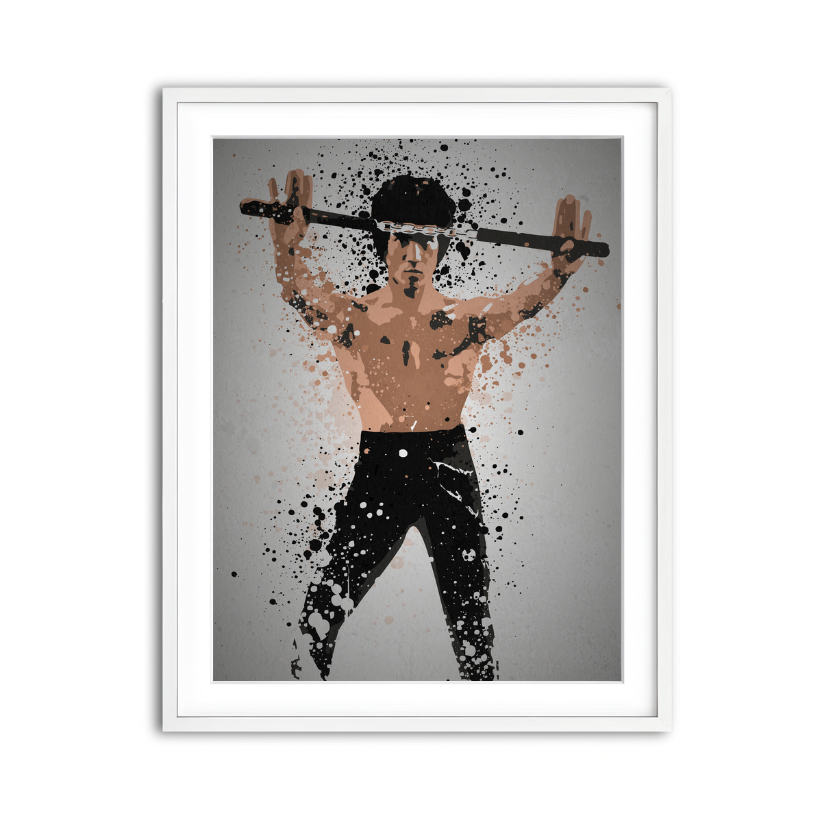 Framed Print 3x4 White