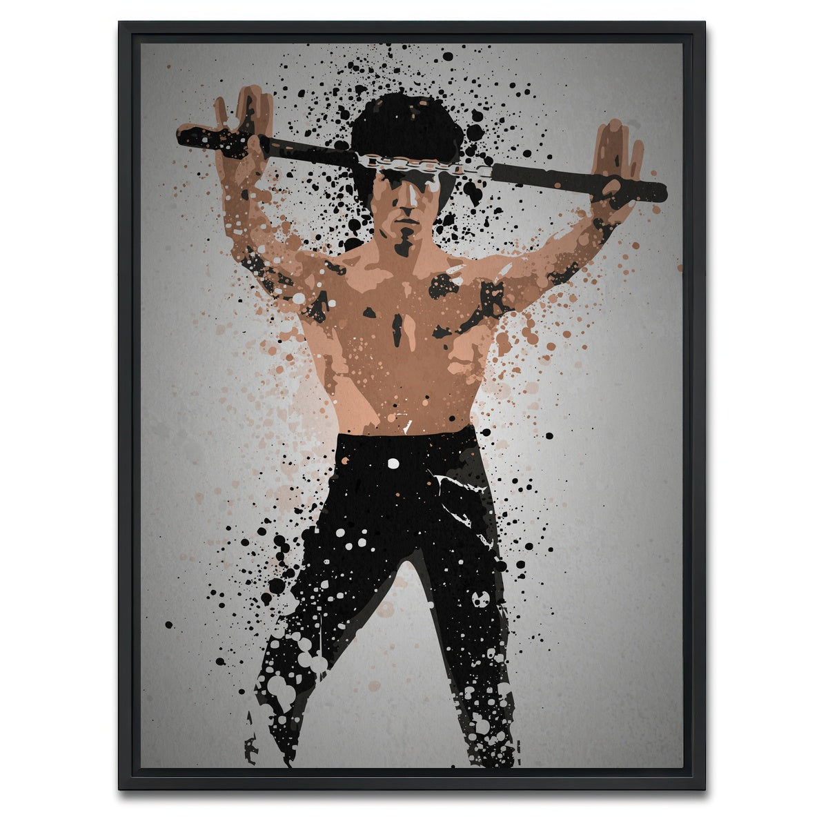 AUTO-MOCKUP WHITE | Enter the Dragon | 1 Piece | Black Framed Canvas | group=3x4