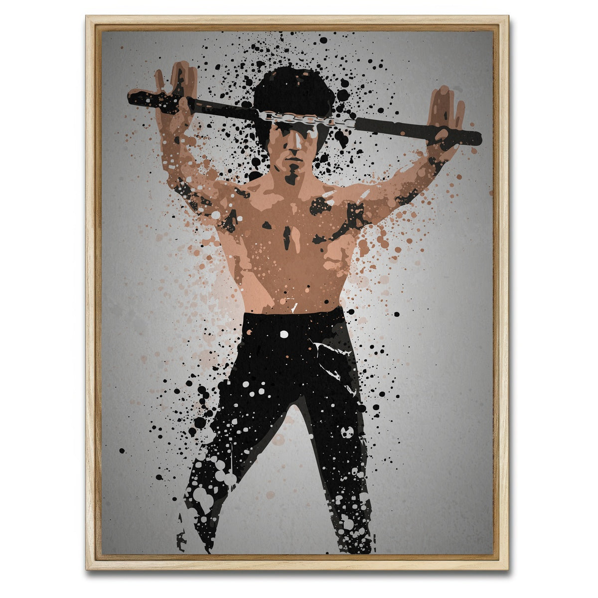 AUTO-MOCKUP WHITE | Enter the Dragon | 1 Piece | Natural Framed Canvas | group=3x4