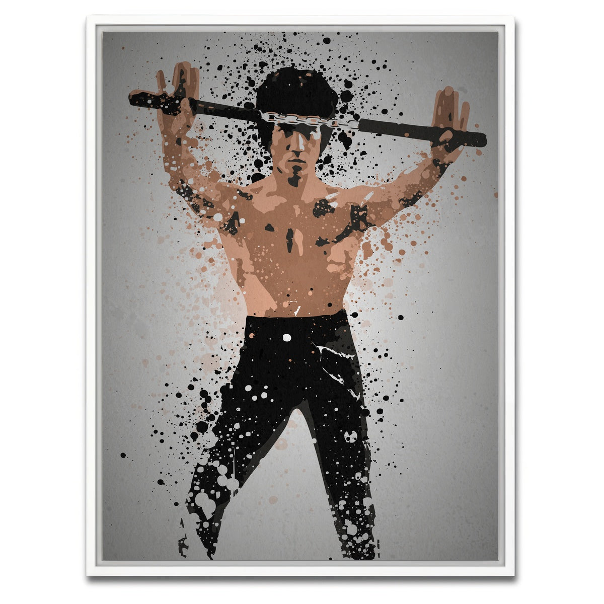 AUTO-MOCKUP WHITE | Enter the Dragon | 1 Piece | White Framed Canvas | group=3x4