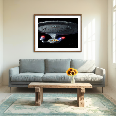 AUTO-MOCKUP ROOM | Enterprise D Wall Art