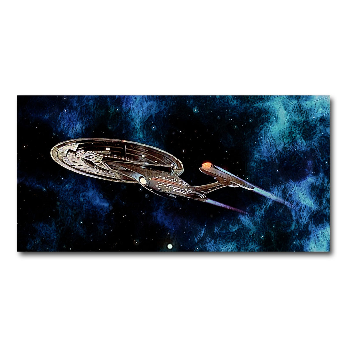 AUTO-MOCKUP WHITE | Enterprise E | 1 Piece | Gallery Wrap Canvas | group=2x1