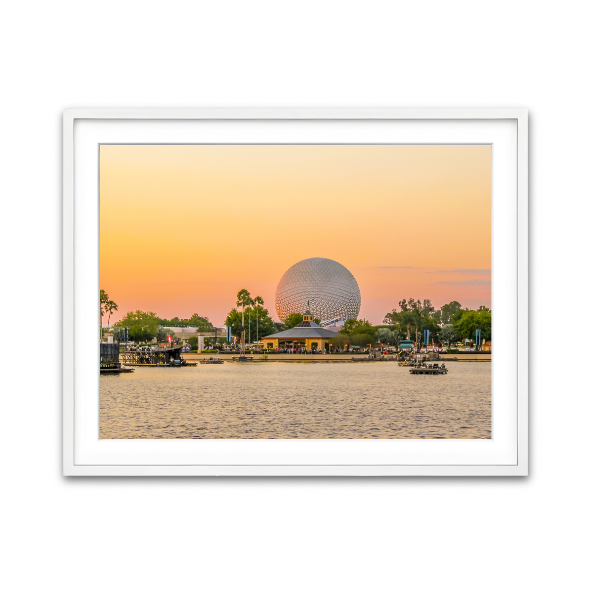 Framed Print 4x3 White