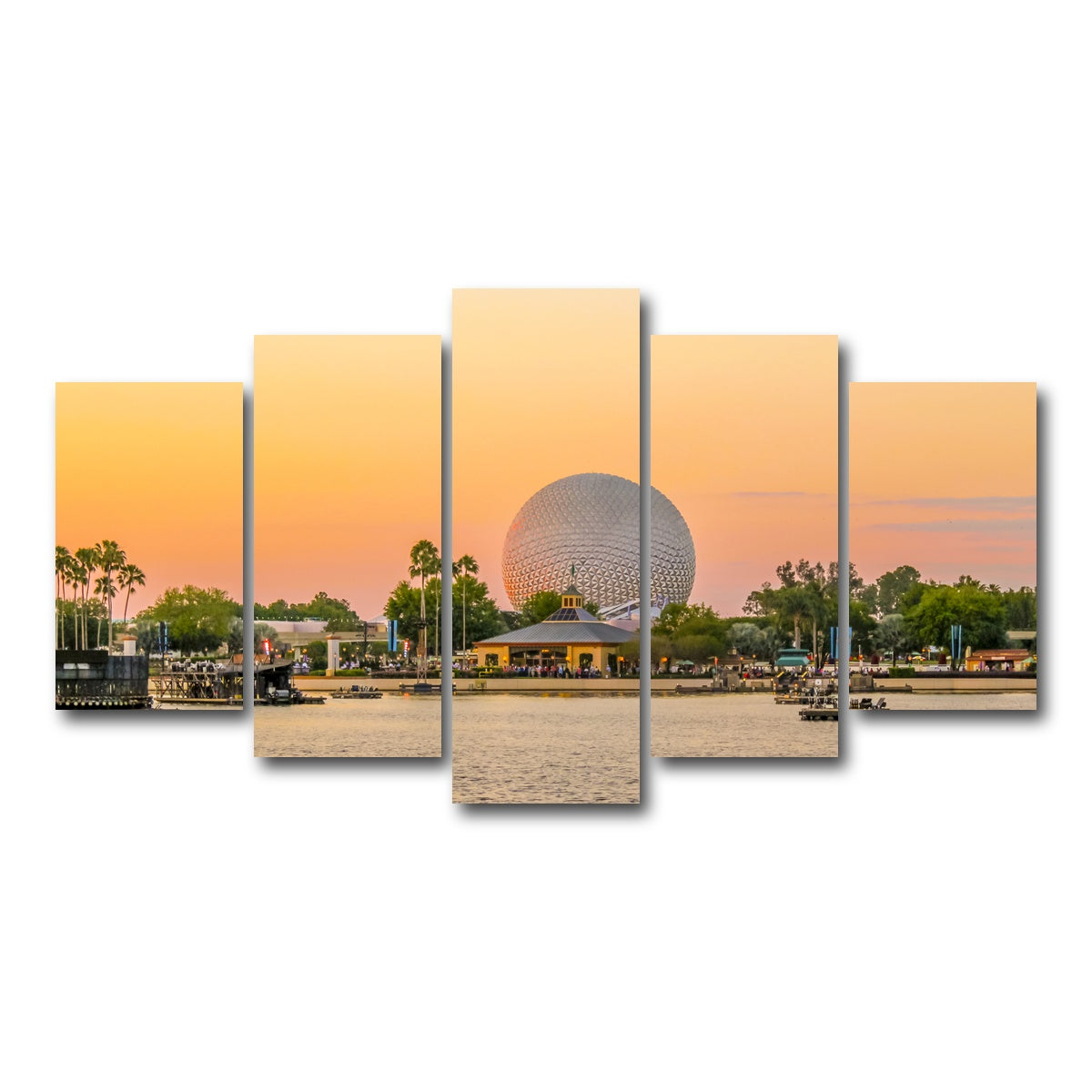 AUTO-MOCKUP WHITE | Epcot | 5 Piece | Gallery Wrap Canvas | group=5_normal