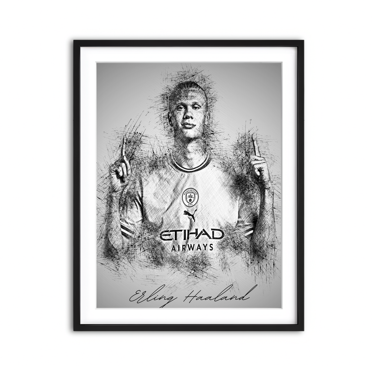 Framed Print 3x4 Black