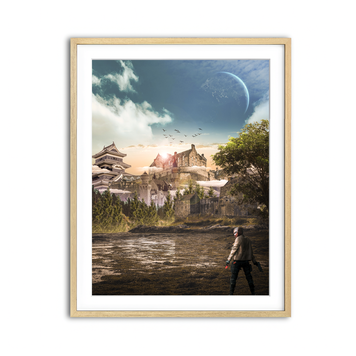 Framed Print 3x4 Natural