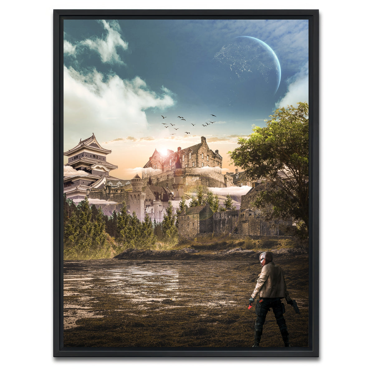 AUTO-MOCKUP WHITE | Espionage | 1 Piece | Black Framed Canvas | group=3x4