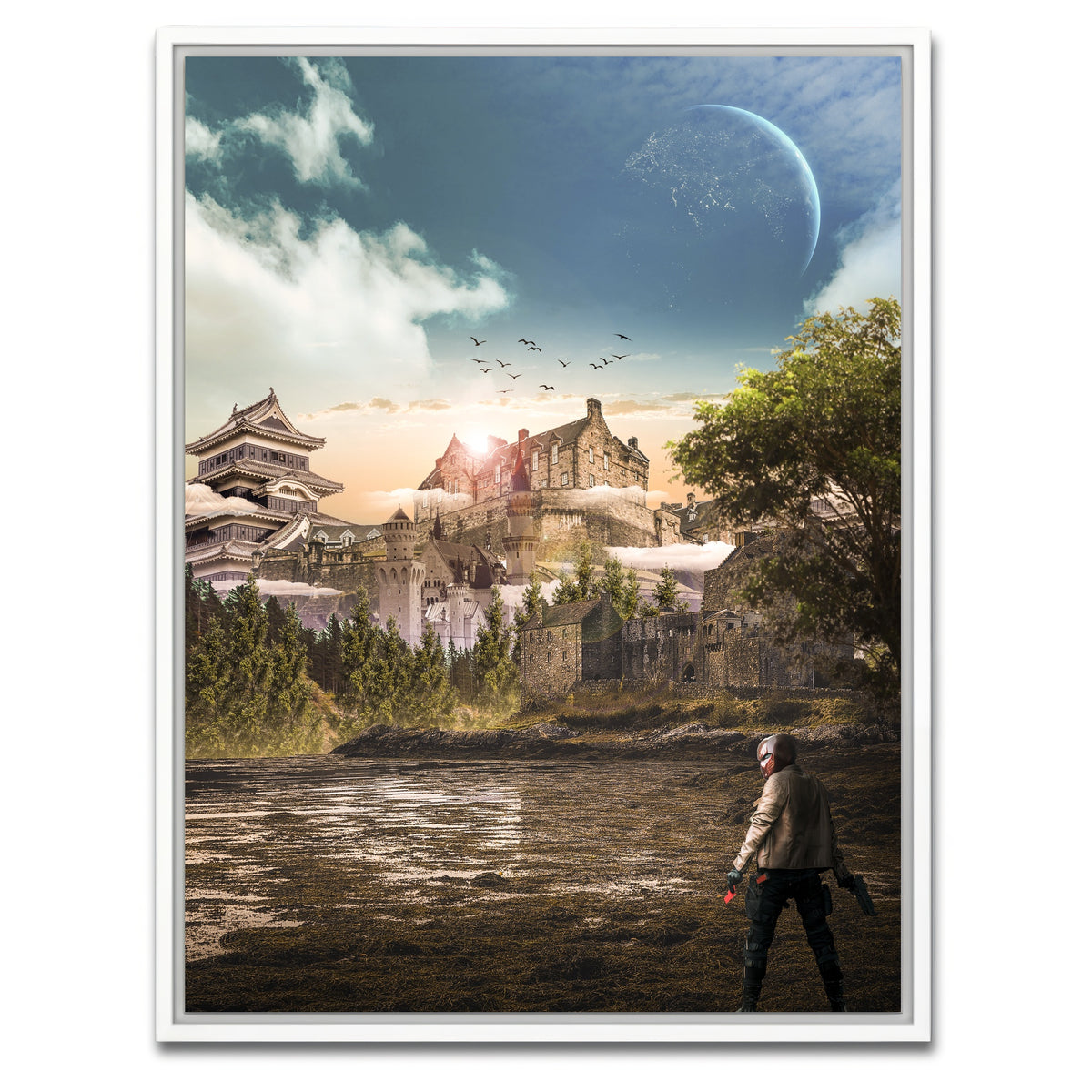 AUTO-MOCKUP WHITE | Espionage | 1 Piece | White Framed Canvas | group=3x4