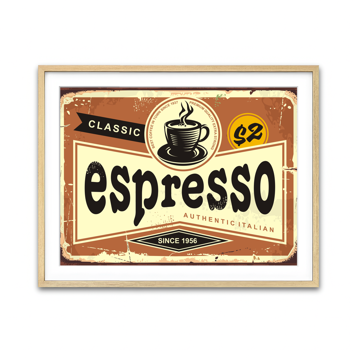 Framed Print 4x3 Natural