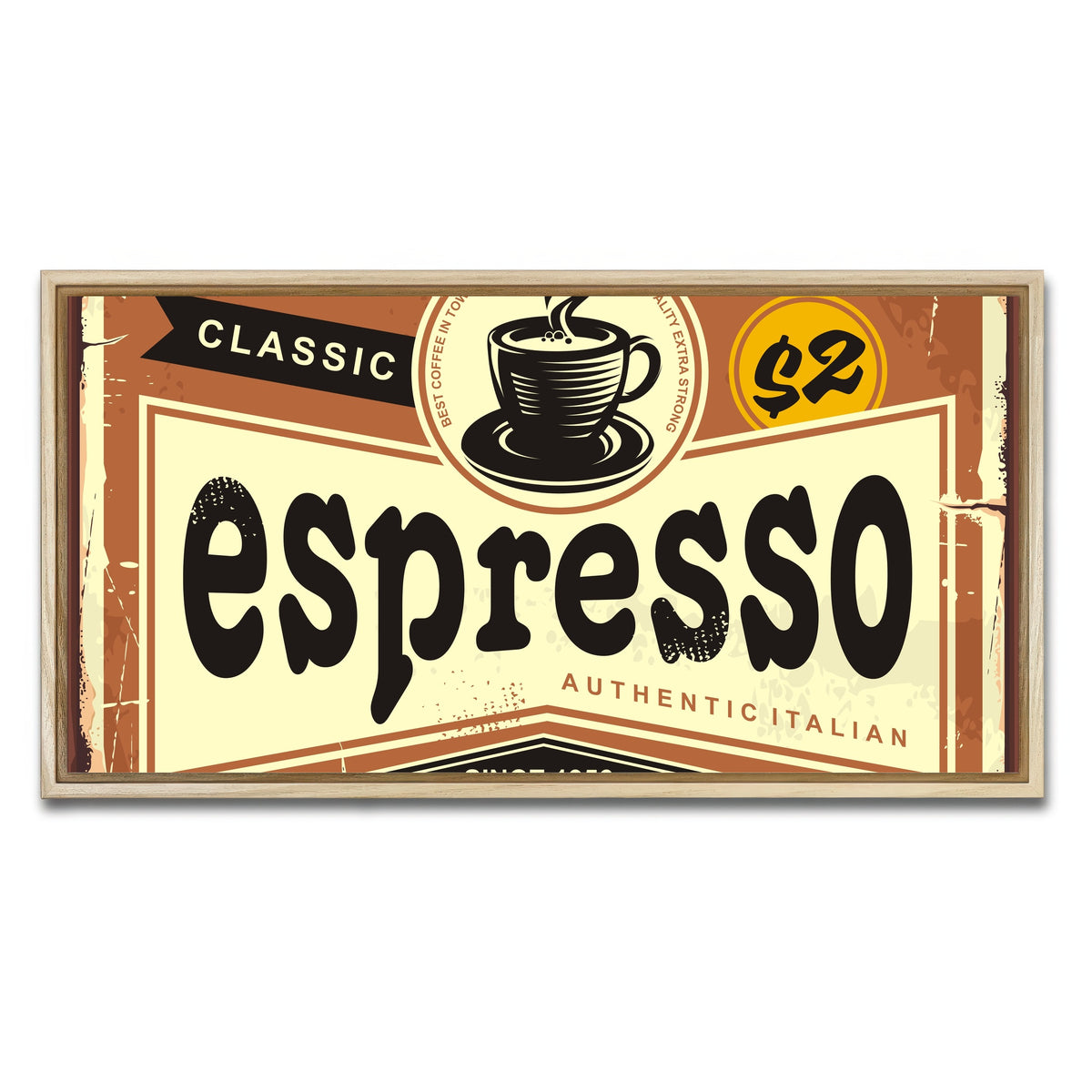 AUTO-MOCKUP WHITE | Espresso | 1 Piece | Natural Framed Canvas | group=2x1