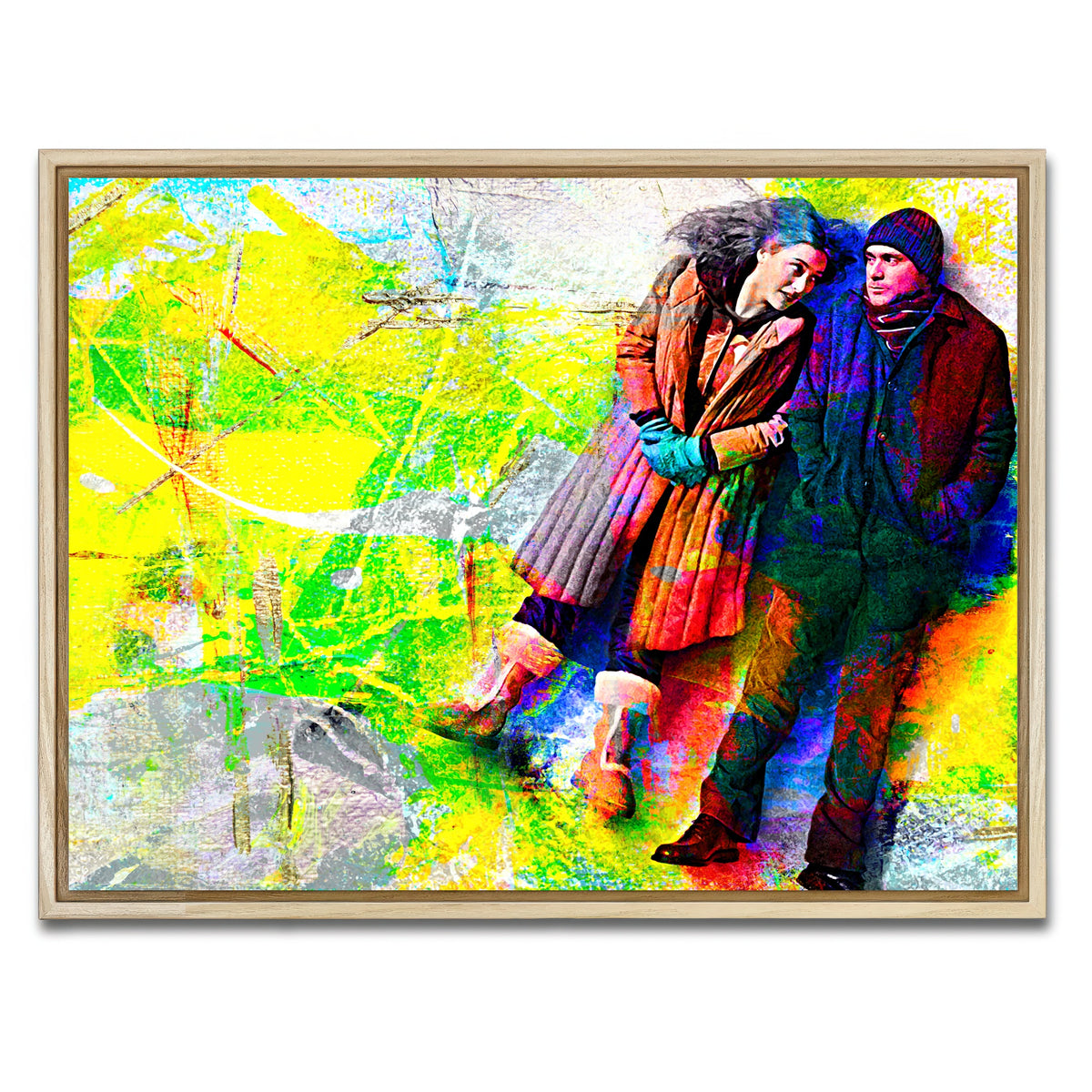 AUTO-MOCKUP WHITE | Eternal Sunshine of the Spotless Mind | 1 Piece | Natural Framed Canvas | group=4x3