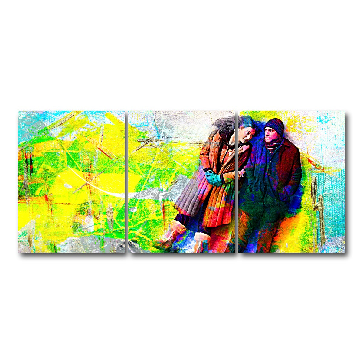 AUTO-MOCKUP WHITE | Eternal Sunshine of the Spotless Mind | 3 Piece | Gallery Wrap Canvas | group=18x24