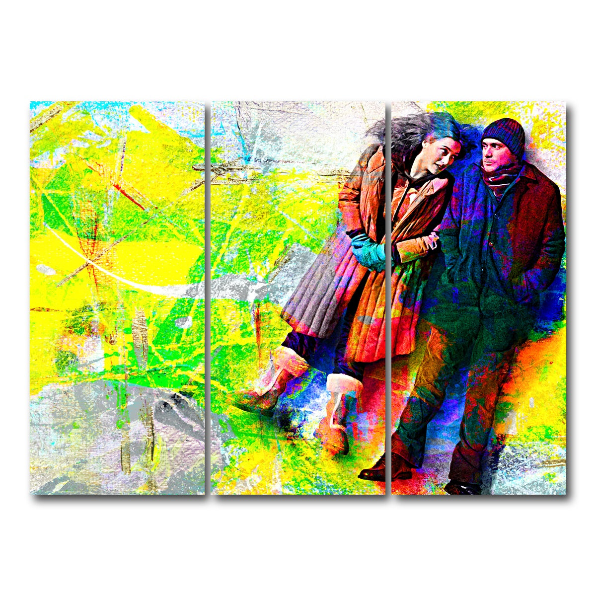 AUTO-MOCKUP WHITE | Eternal Sunshine of the Spotless Mind | 3 Piece | Gallery Wrap Canvas | group=8x18