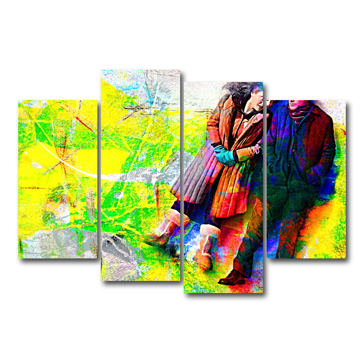 AUTO-MOCKUP WHITE | Eternal Sunshine of the Spotless Mind | 4 Piece | Gallery Wrap Canvas | group=4_short