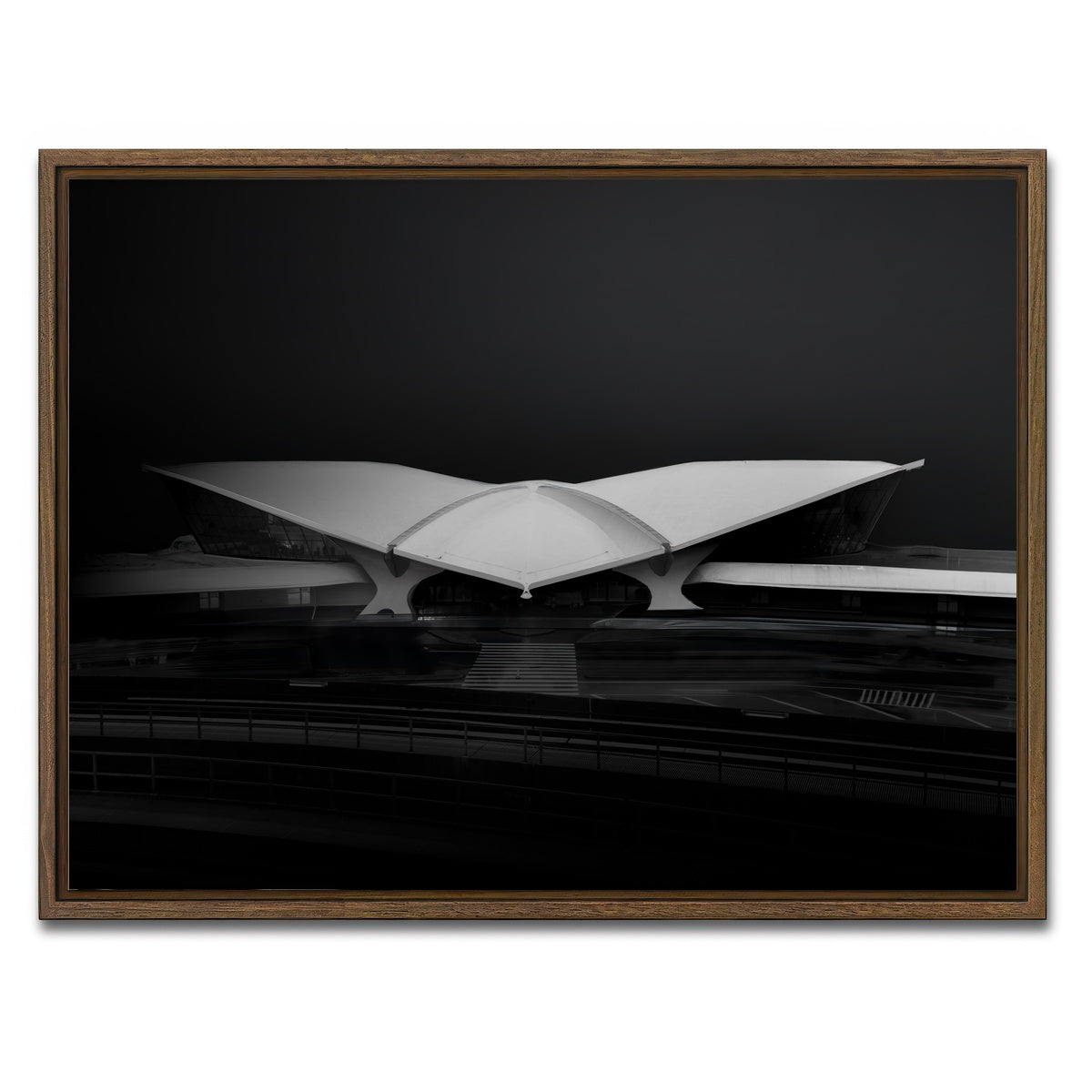 AUTO-MOCKUP WHITE | Ethereal Wings | 1 Piece | Walnut Framed Canvas | group=4x3