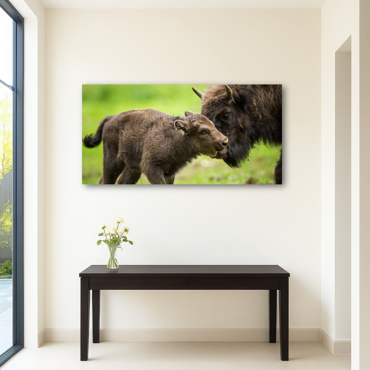 AUTO-MOCKUP ROOM | European Bison and Calf