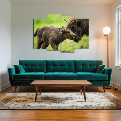 AUTO-MOCKUP ROOM | European Bison and Calf